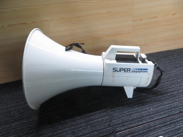 W*SUPER megaphone loudspeaker TR-920 megahone present condition goods 