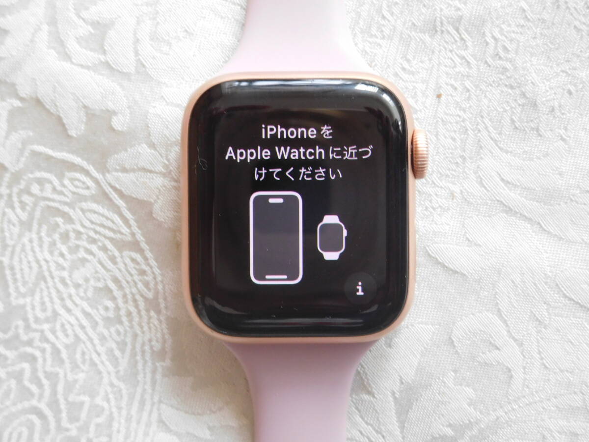 Apple Watch Series6 10N-X アップルウォッチ アルミニウム ゴールドケース 40mm 中古品の画像2