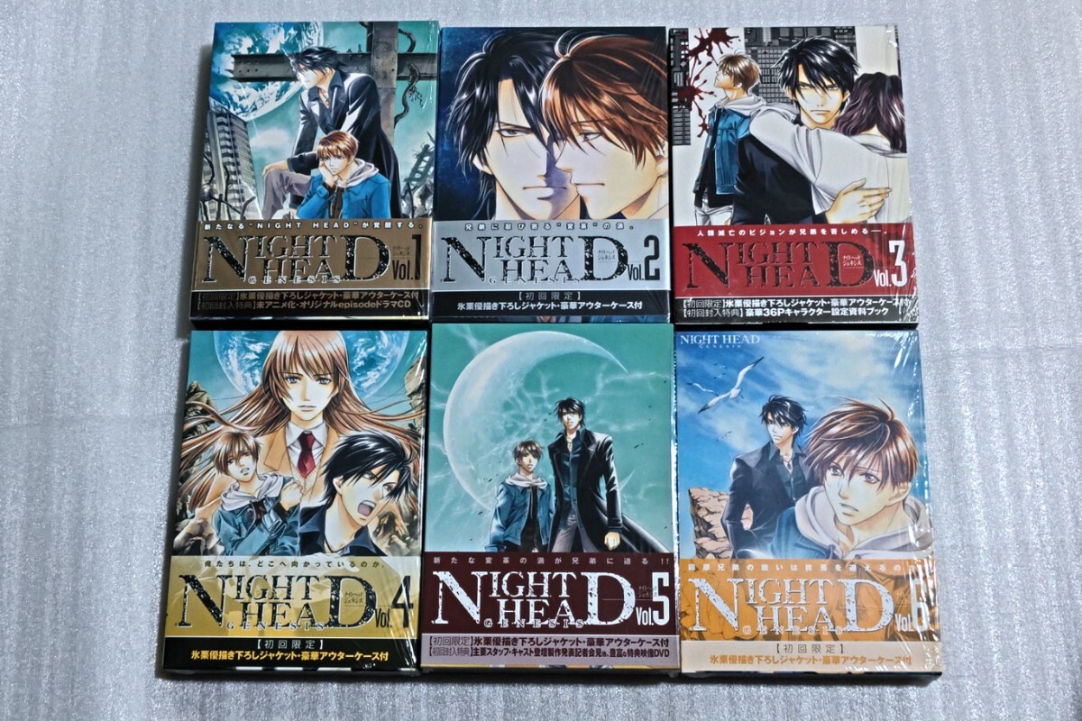 送料無料/新品同様/NIGHT HEAD GENESIS/初回限定版DVD全6巻セット/ナイトヘッドジェネシス