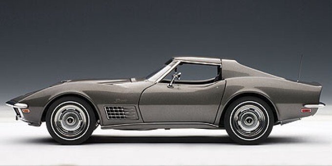 オートアートMILLENNIUM★1/18 ★71173★CHEVROLET CORVETTE ★1970(LAGUNA GREY METAALLIC)(LIMITED EDITION 6000 PCS WORLDWIDE)の画像10