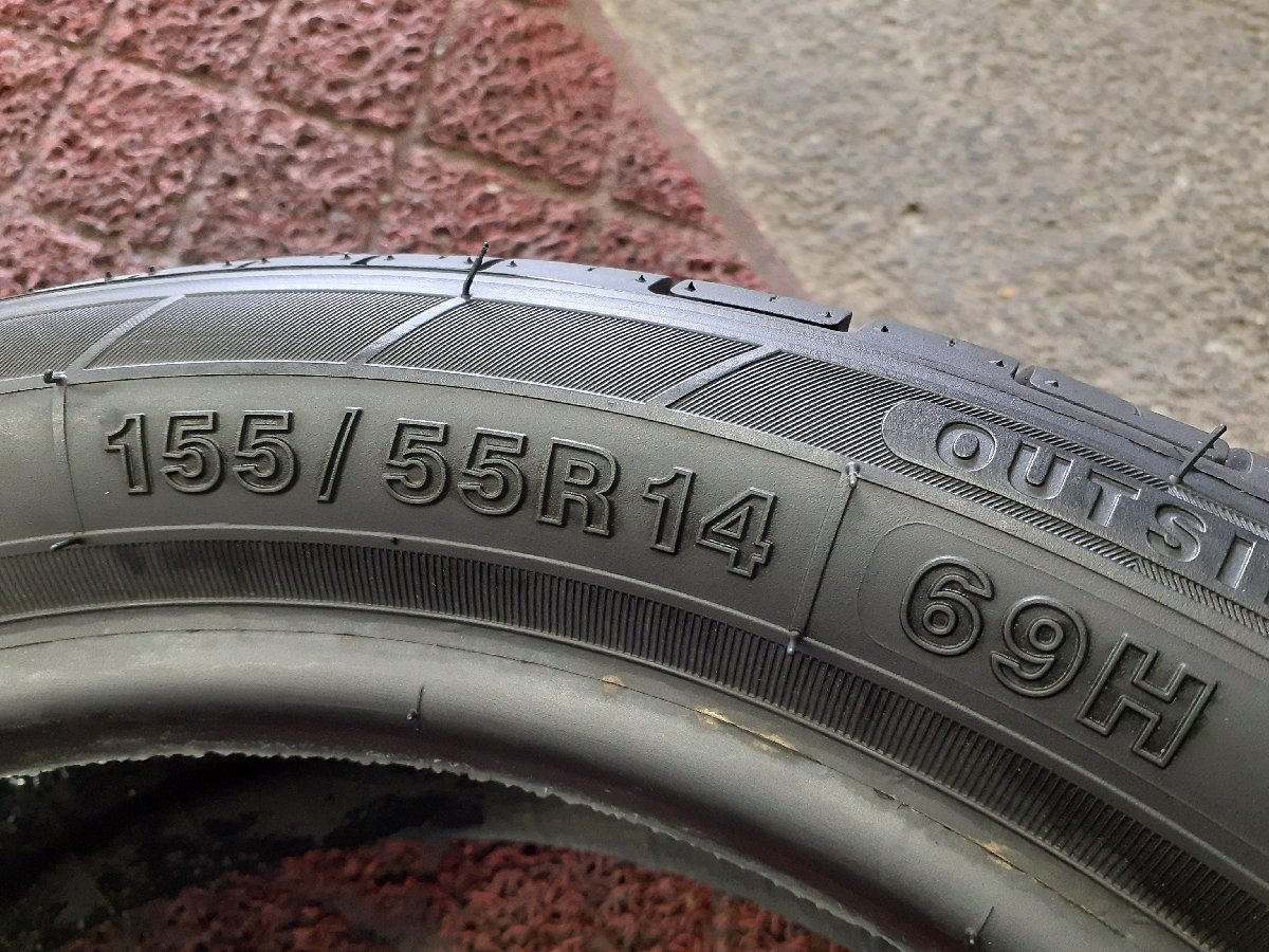 PF5041①■155/55R14 69H　1本のみ　NeoGreen Neolin　送料無料 夏 ’19年 10分山 ワゴンR ライフ アルト EKスポーツ MRワゴン_画像8