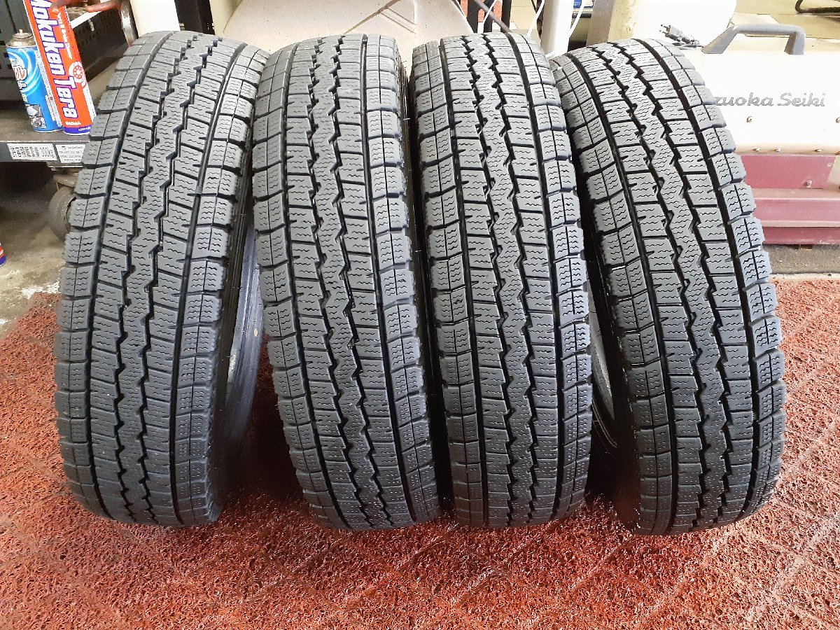 パF5147■145/80R12 80/78N LT　4本価格　DUNLOP WINTER MAXX SV01　送料無料 冬 ’18年 8分山 エブリイ キャリィ ハイゼット アクティ