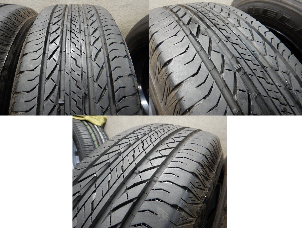 パT8707■215/70R16 BRIDGESTONE DUELER H/L 三菱スチール 6.5J 5H +38 PCD114.3★条件付送料無料★19年 夏タイヤ デリカ_画像9