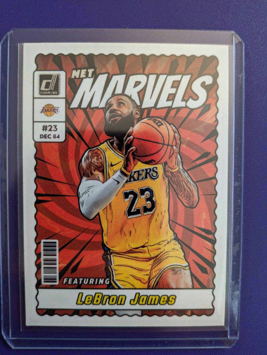 23-24 DONRUSS LEBRON JAMES NET MARVELS panini