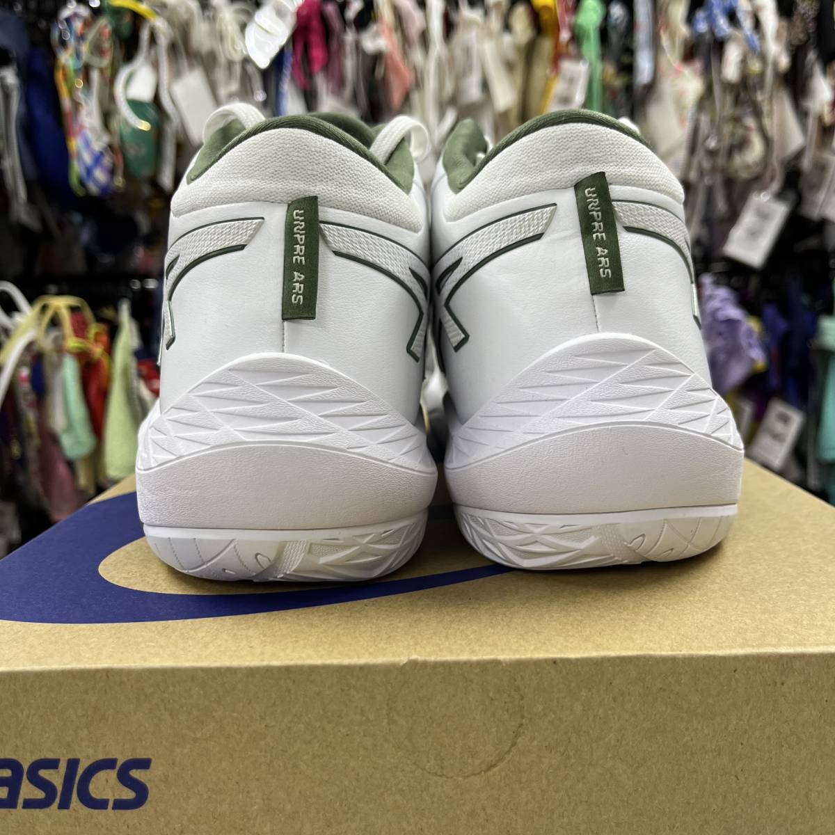 【送料無料】29.5センチ / ASICS ANPRE ARS 2 WHITE GACIER GREY アシックス アンプレアルス 2 ホワイト グレーシャーグレー_画像4