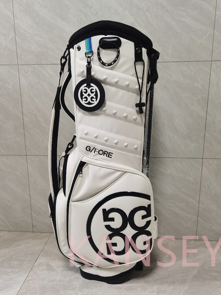 G/4 G/FORE キャディバッグ 9インチ PUレーザー 4kg 新品未使用 G/4 G/FORE キャディバッグ 9インチ PUレーザー 4kg 新品未使用