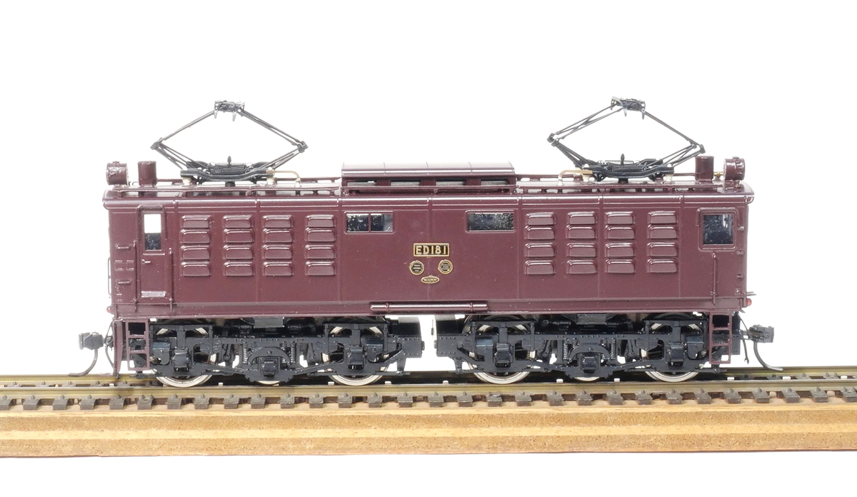 ◆安達 国鉄ED18形電気機関車 1号機 キット組み立て品 動力不調ジャンク 真鍮ボディー アダチ_画像5