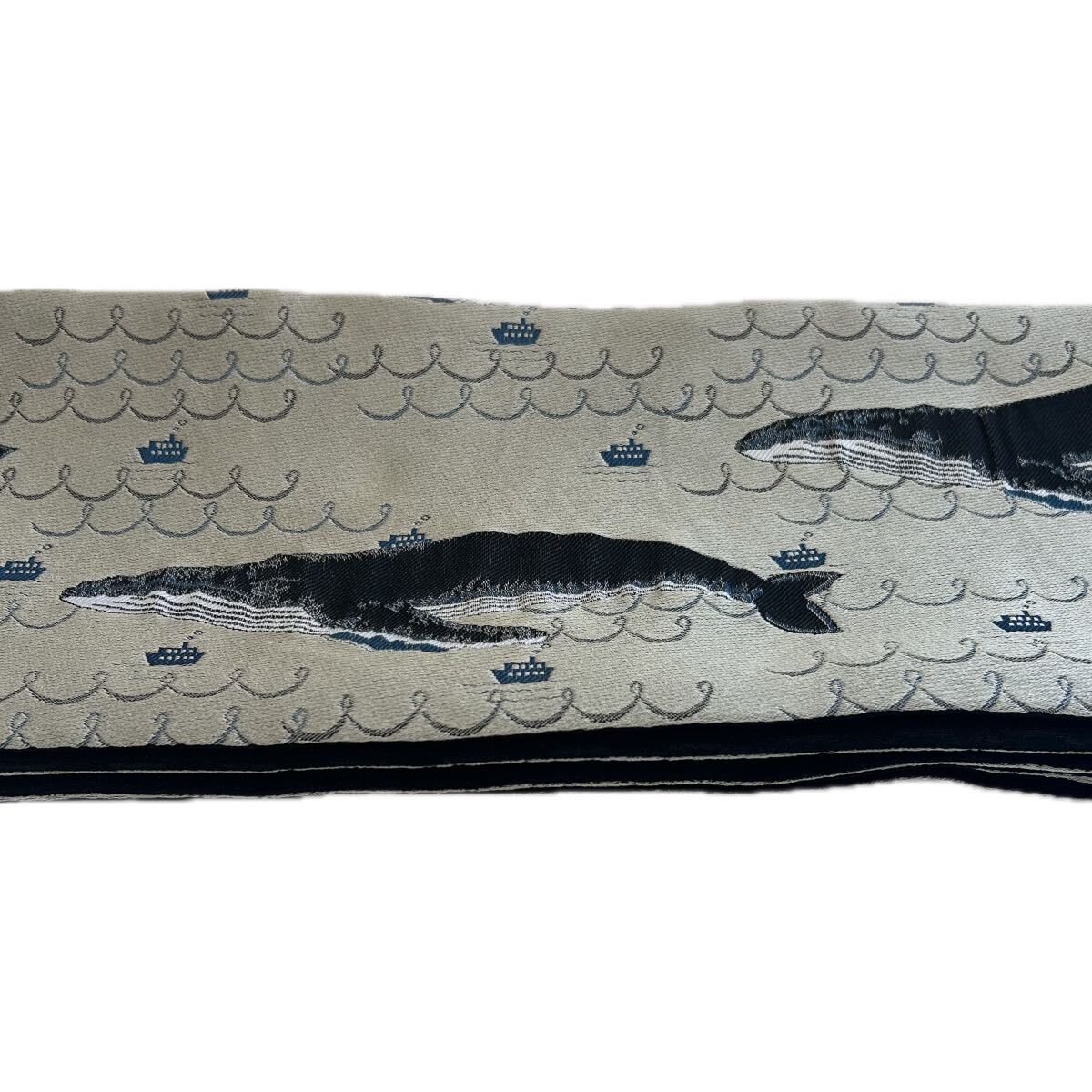 [ new goods unused ] hutch .. hanhaba obi whale stylish piece ..