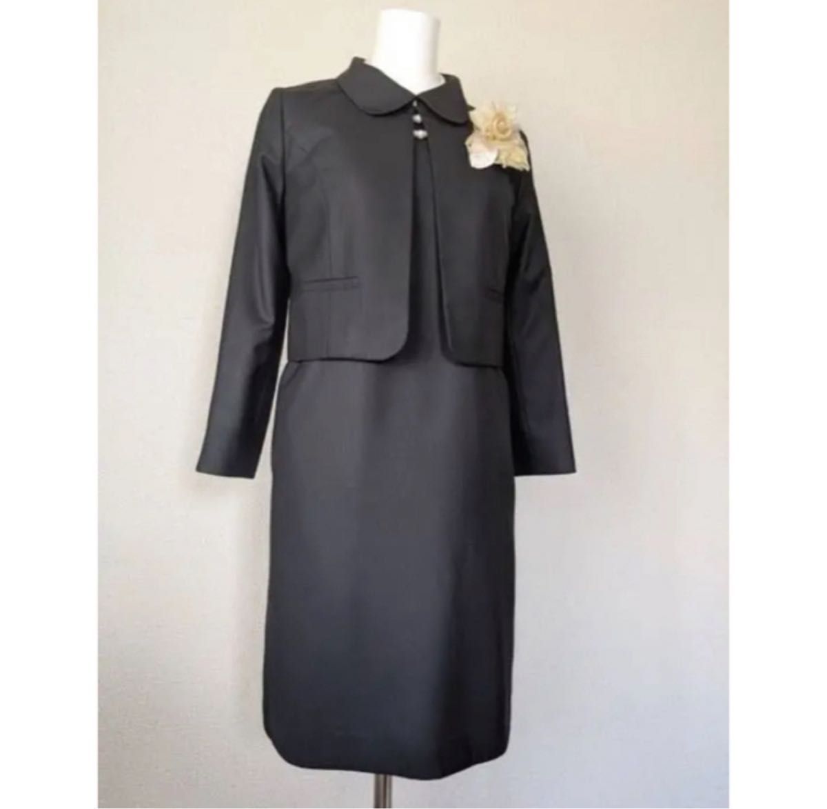 Ray beams レイビームス  ブラックフォーマル ワンピース ジャケット 黒 セットアップ 喪服 礼服 冠婚葬祭 スーツ