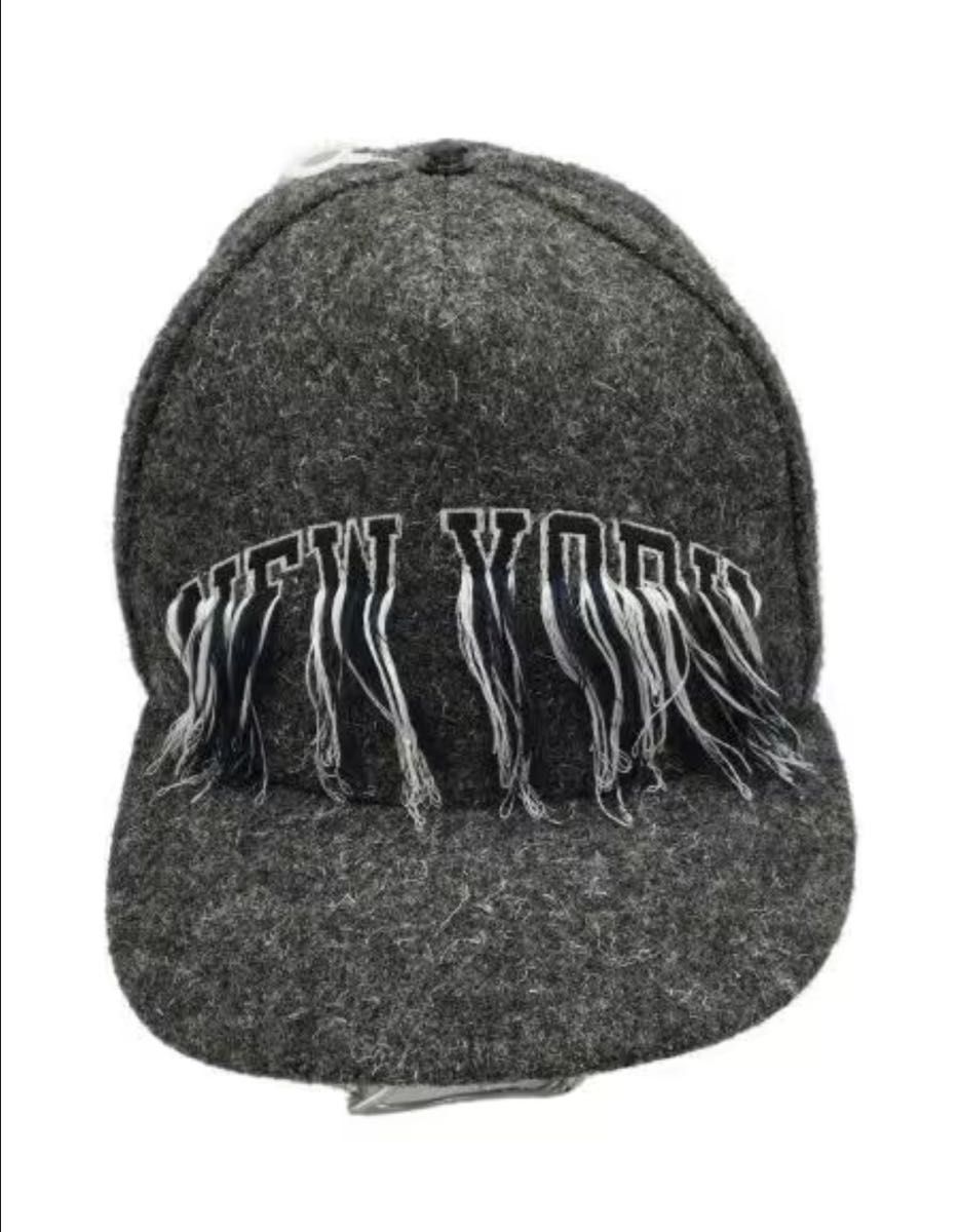 ダブレット doublet キャップ 美品 男女兼用 ユニセックス グレイ 帽子 CAP