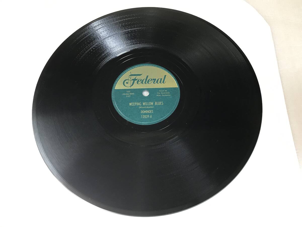 The Dominoes/Federal 12039/78rpm/Weeping Willow Blues/I Am With You/1951_画像1