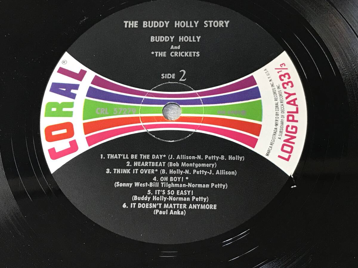 Buddy Holly/Coral CRL 57279/The Buddy Holly Story/1959_画像7