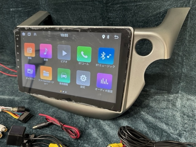 10インチ GE6 GE7 GE8 系 フィット アンドロイドナビ CarPlay Android Auto 12LED バックカメラ付き 新品の画像5