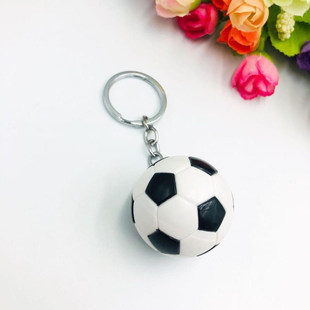 サッカーボール　キーホルダー　６色セット　かわいい　ストラップ　アクセサリー