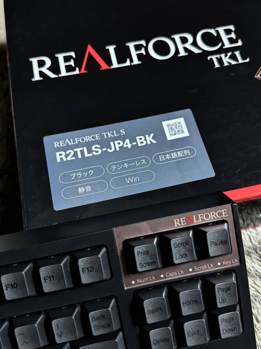 美品 キートップカスタム Topre REALFORCE TKL S テンキーレス キーボード R2TLS-JP4-BK 東プレ リアルフォース 静音 昇華印刷_画像5