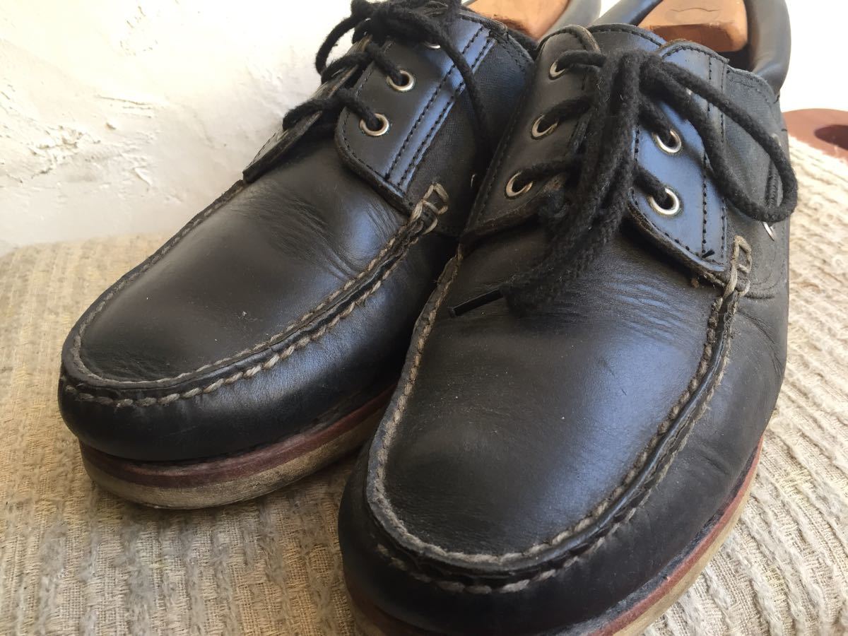  leather deck shoes Vintage 