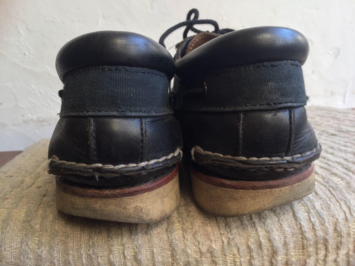  leather deck shoes Vintage 