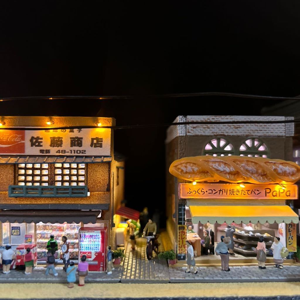 Yahoo!オークション - 1/150 ジオラマ 昭和の商店③ ジオラマ Yahoo!オークション - 1/150 ジオラマ 昭和の商店③ ジオラマ