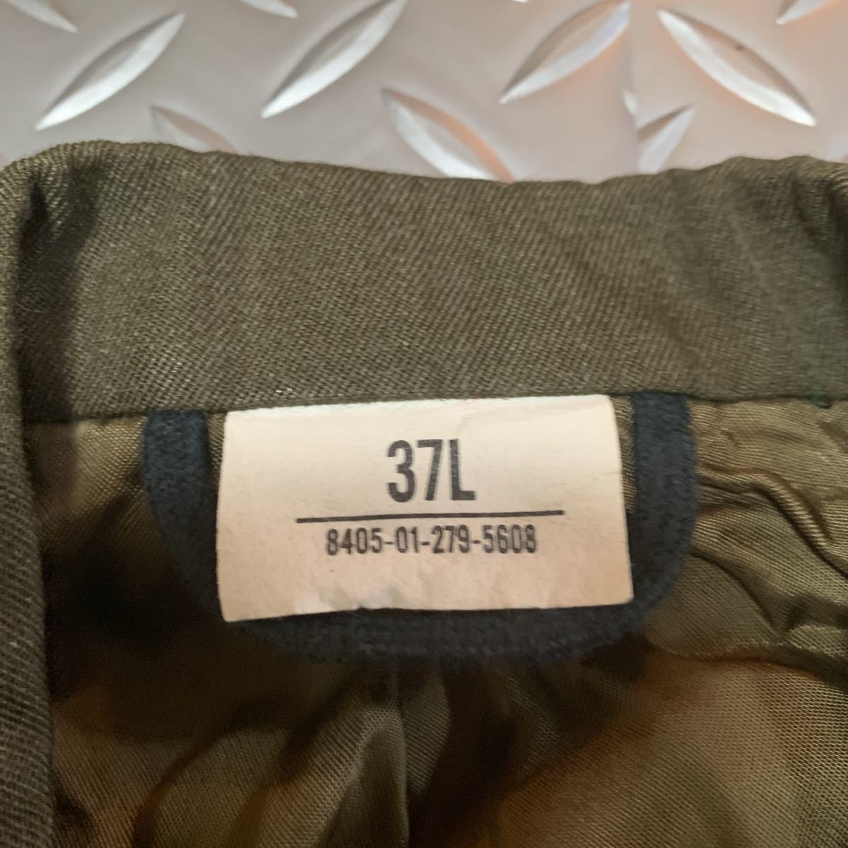 米軍 USMC ナポレオンジャケット 制服 軍用 軍物 軍モノ ミリタリー サイズ 37-L OD コスプレ サバゲー アメリカ 古着_画像2