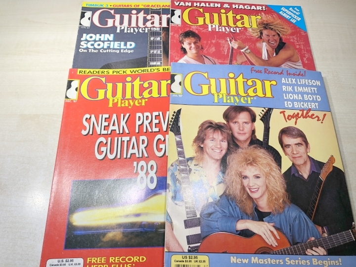 まとめ売り　雑誌　洋書　ギタープレイヤー Guitar Player　1979～1994　41冊　【d100-135】_画像8