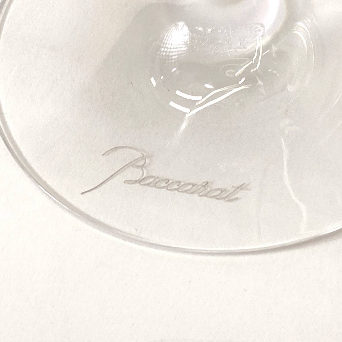 Baccarat/バカラ ワイングラス デギュスタシオン 2個セット/ペア ラージ 食器 酒器 クリスタルガラス クリア 箱付き 24c菊E_画像5