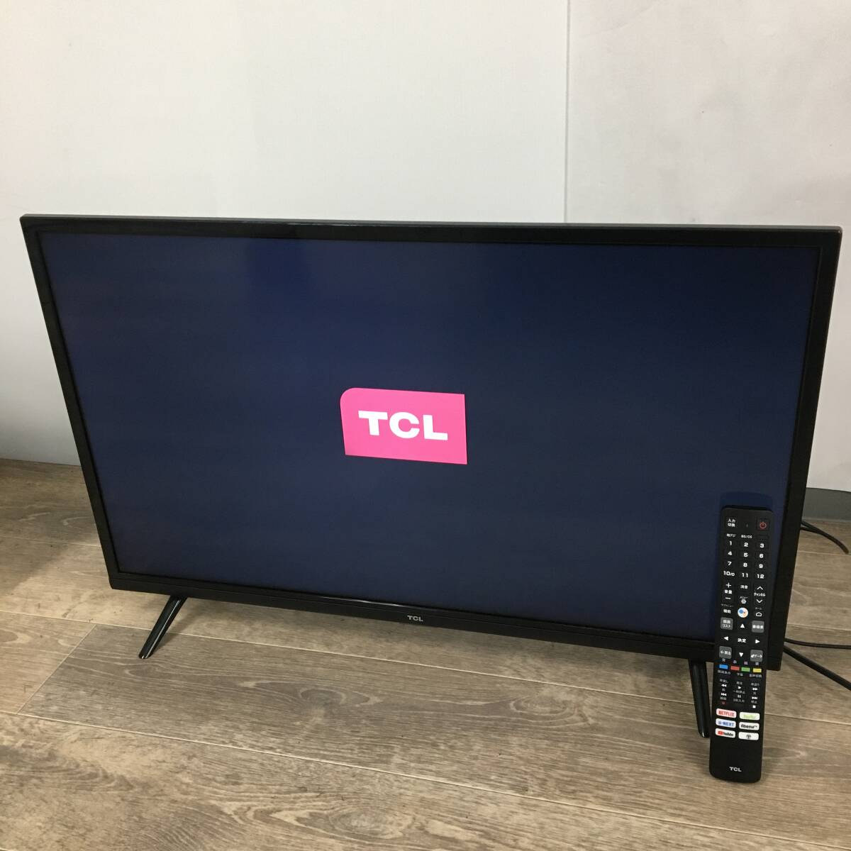 TCL 32V型 液晶テレビ 32S5200A 2022年製 AndroidTV リモコン付き 動作確認済 24c菊-の画像1