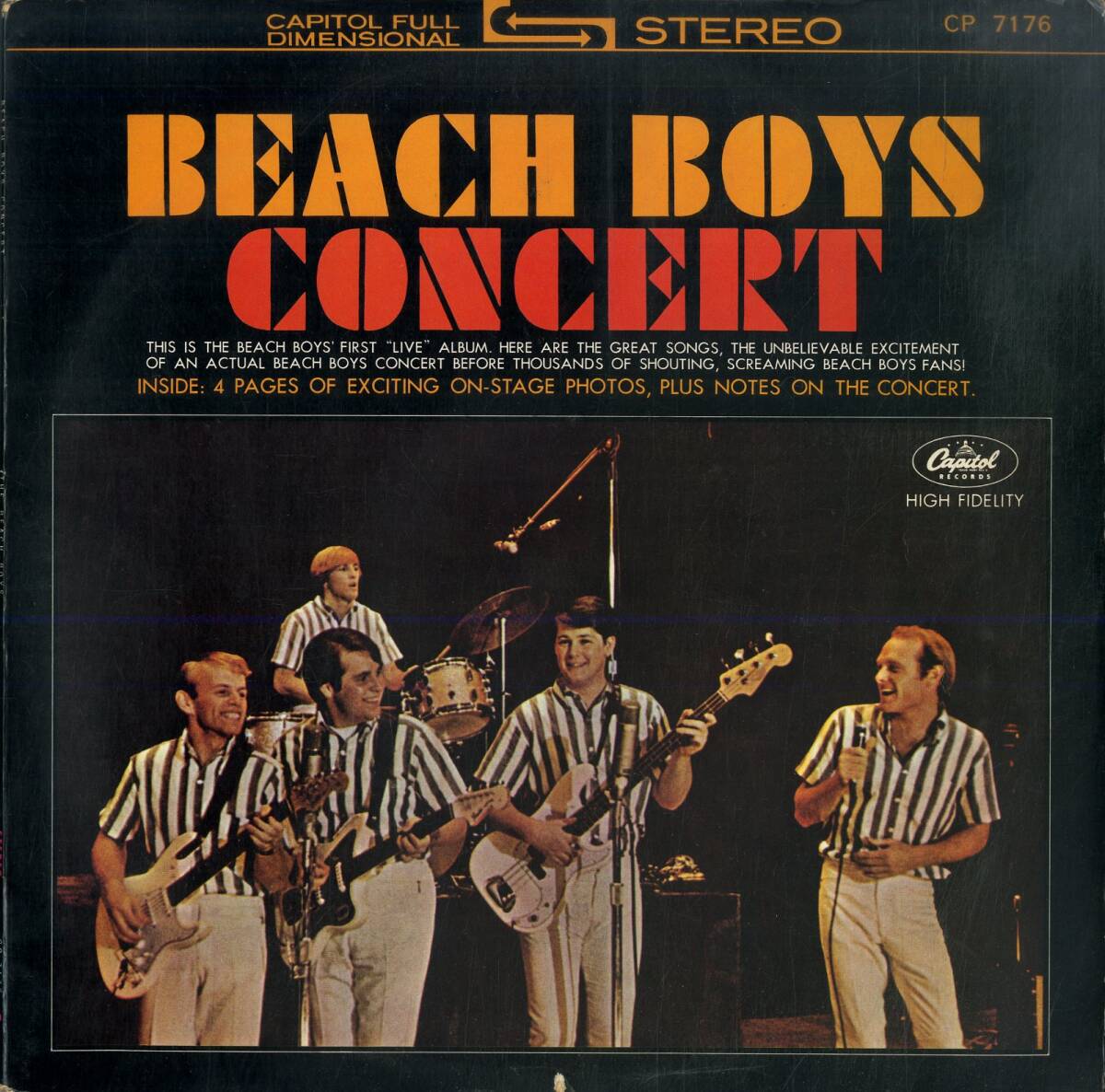 A00584746/LP/ザ・ビーチ・ボーイズ「The Beach Boys Concert (1965年・CP-7176・サーフ・SURF)」_画像1