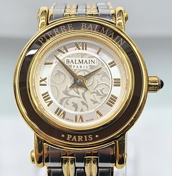 PIERRE BALMAIN ピエールバルマン 腕時計 レディース クォーツ コンビカラー 電池交換済 稼働品_画像1