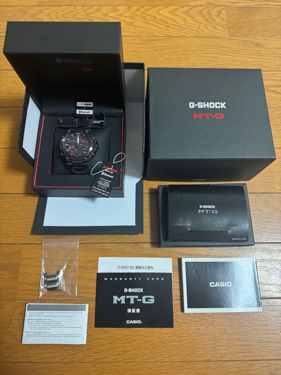 G-SHOCK MTG-B2000YBD-1AJF Gショック　腕時計 CASIO 電波ソーラー ブラック