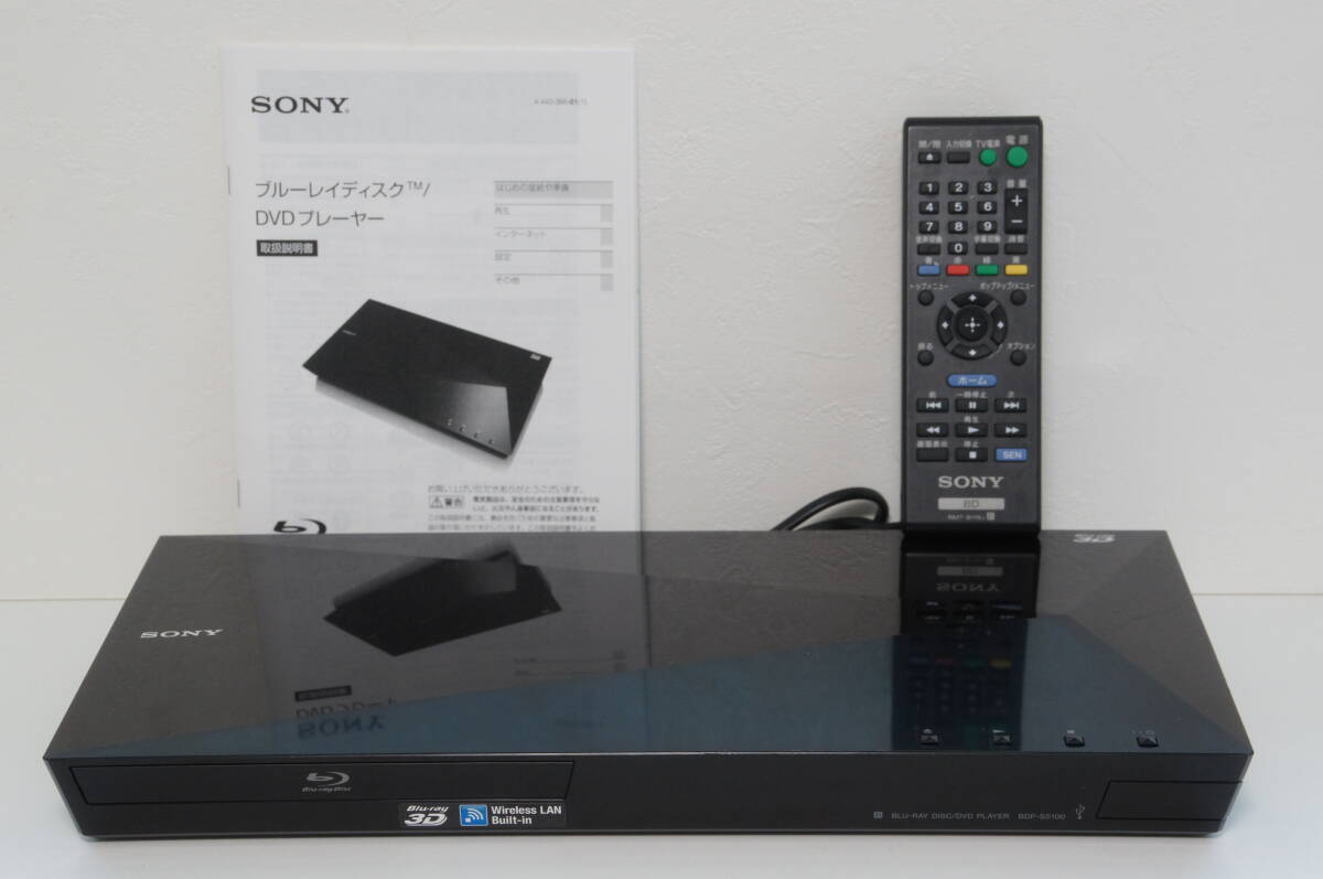 【即決・送料無料】SONY BDP-S5100 ソニー SACD BD DVDプレーヤー RMT-B119J 純正リモコン付 Pioneer BDP-160,BDP-170だけではありません！_画像1