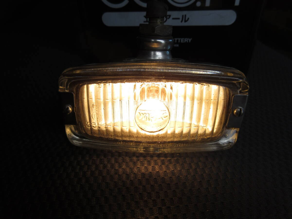 当時物優良品 WIPAC REVERSING LAMP ワイパック リバースランプ / LUCAS BMC MINI ミニ AUSTIN MORRIS DESMO バンプラ LOTUS MG TRIUMPH_画像2