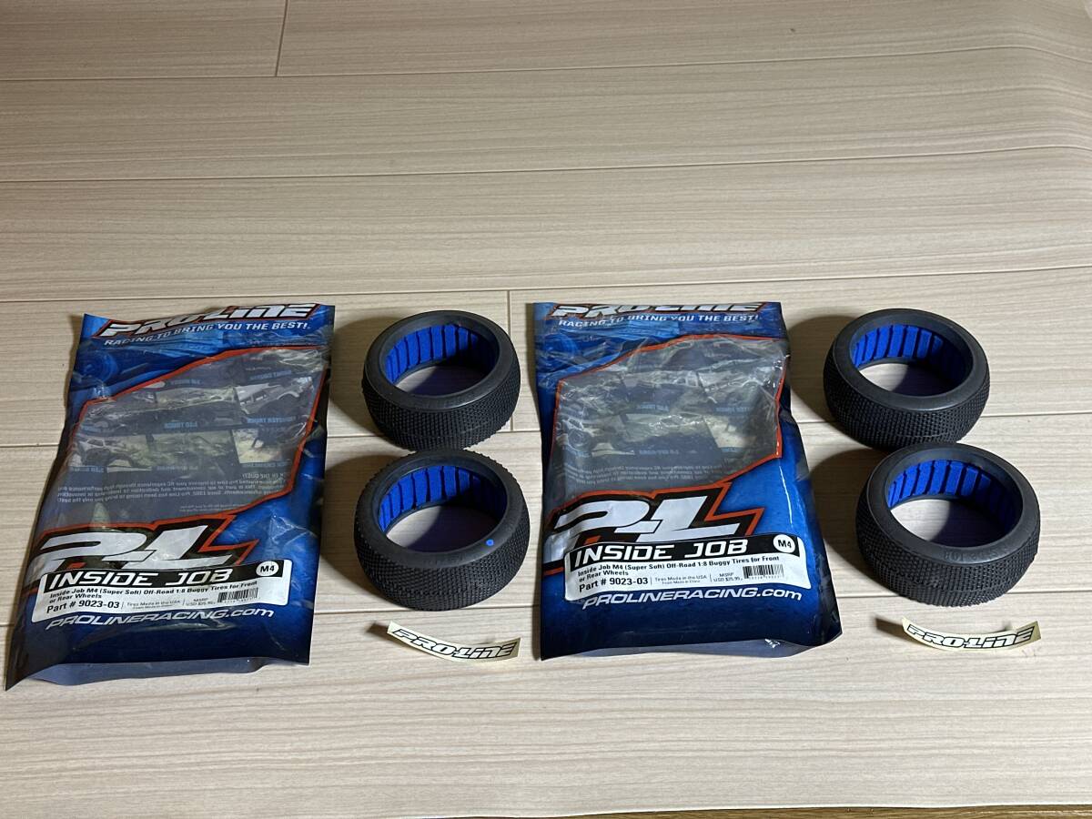 GP EP 1/8 buggy PRO-LINE Pro line tire set Kyosho Mugen 