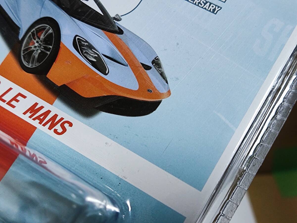 GREENLIGHT 1/64 50th (1969 Le Mans)-2019 Ford GT Heritage Edition (Gulf Oil) /グリーンライト/ル・マン 50周年/フォード/ガルフ_画像3