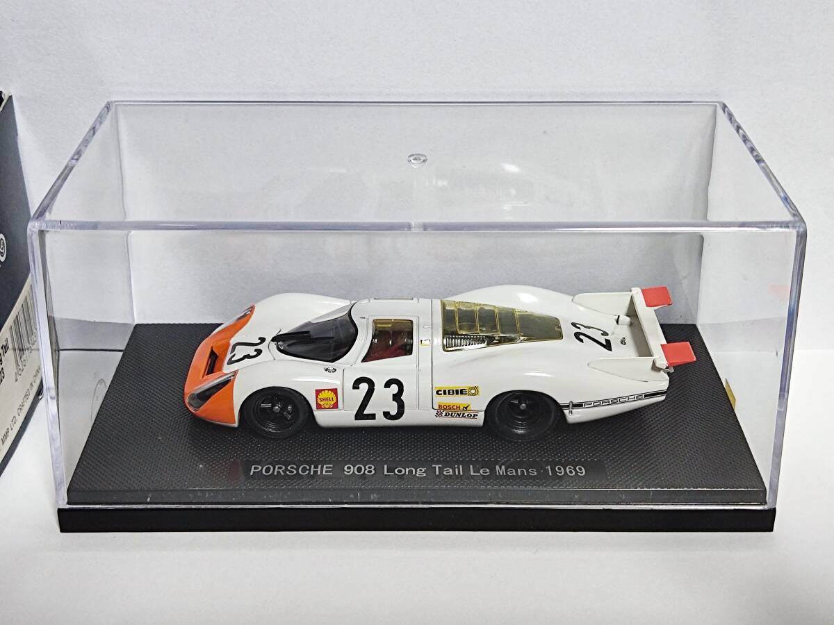 EBBRO 1/43-Porsche 908 Long Tail Le Mans 1969 #23 [43741] /エブロ/ポルシェ ロングテール/ル・マン/ルマンの画像2