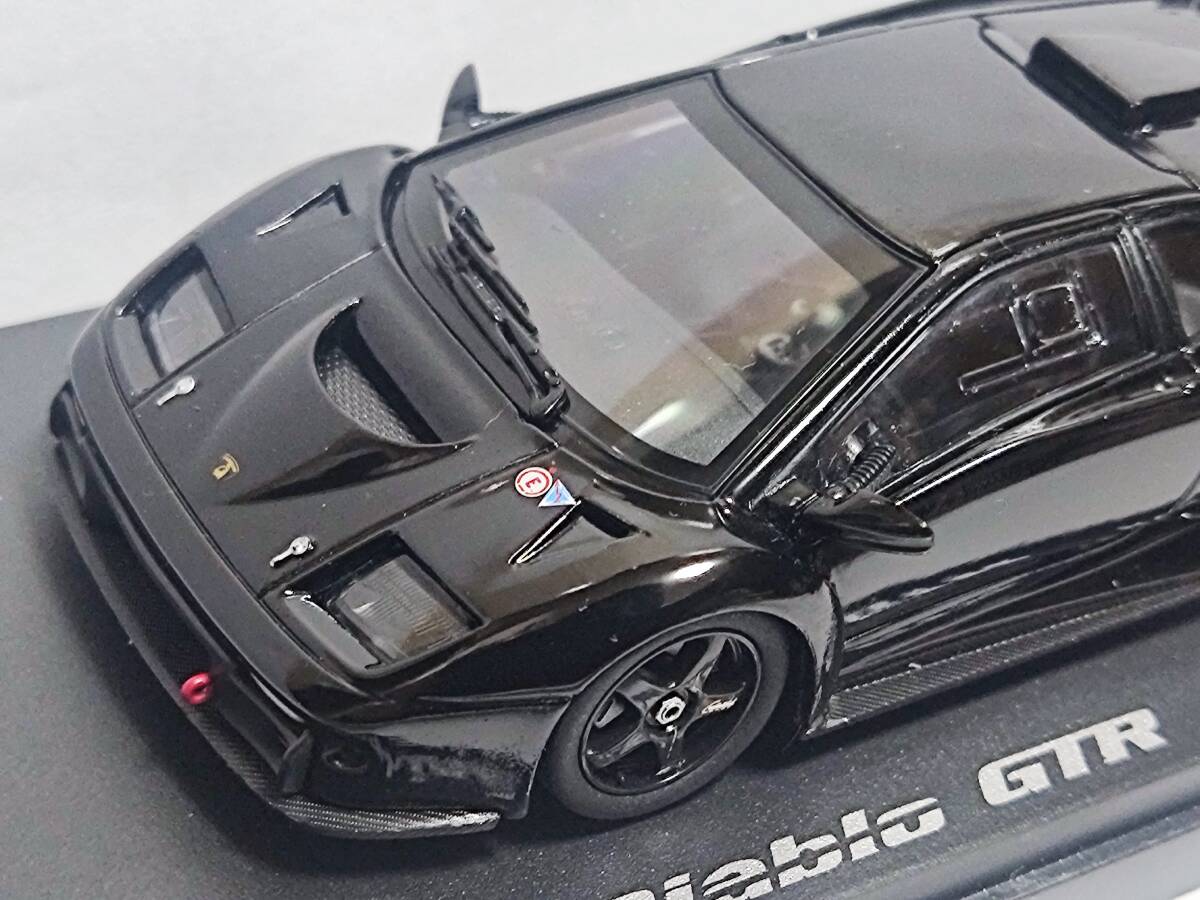 KYOSHO 1/43 フェア特注-Lamborghini Diablo GT-R (Black) [03215BK] /京商/ランボルギーニ ディアブロ GTR (ブラック) _画像6