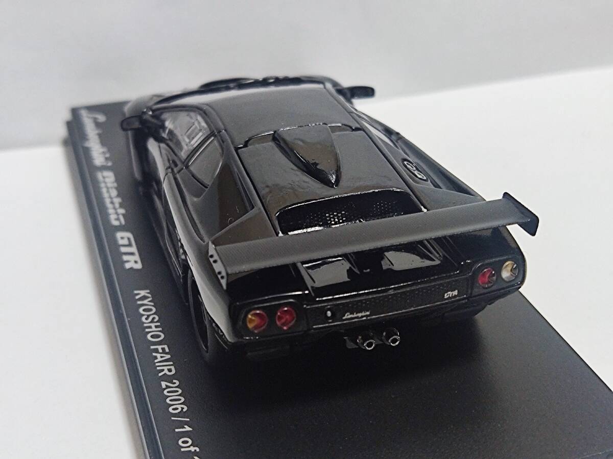 KYOSHO 1/43 フェア特注-Lamborghini Diablo GT-R (Black) [03215BK] /京商/ランボルギーニ ディアブロ GTR (ブラック) _画像9