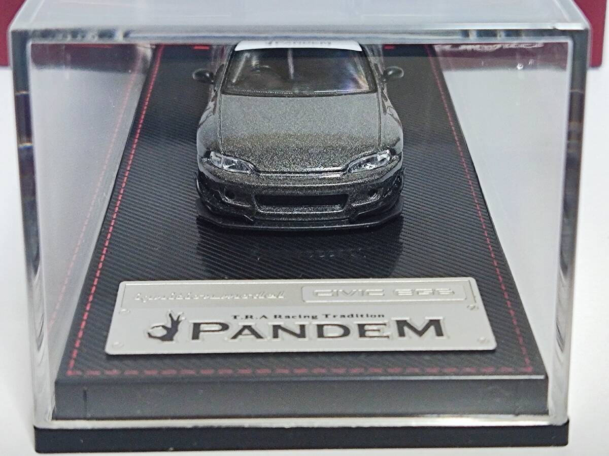 ignition model 1/64-PANDEM CIVIC EG6 (Titanium Gray) [IG1742] /イグニッションモデル/パンデム シビック (チタニウムグレー)/JDMの画像7