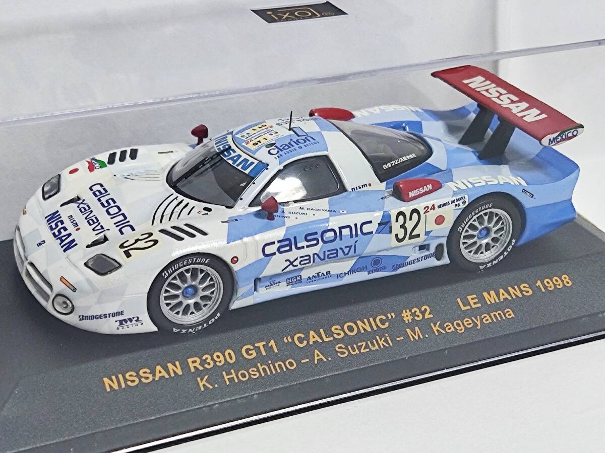 ixo Models 1/43-Nissan R390 GT1 CALSONIC #32 Le Mans 1998 星野一義/鈴木亜久里 [LMC034] /イクソ/日産 カルソニック ル・マン24時間の画像1