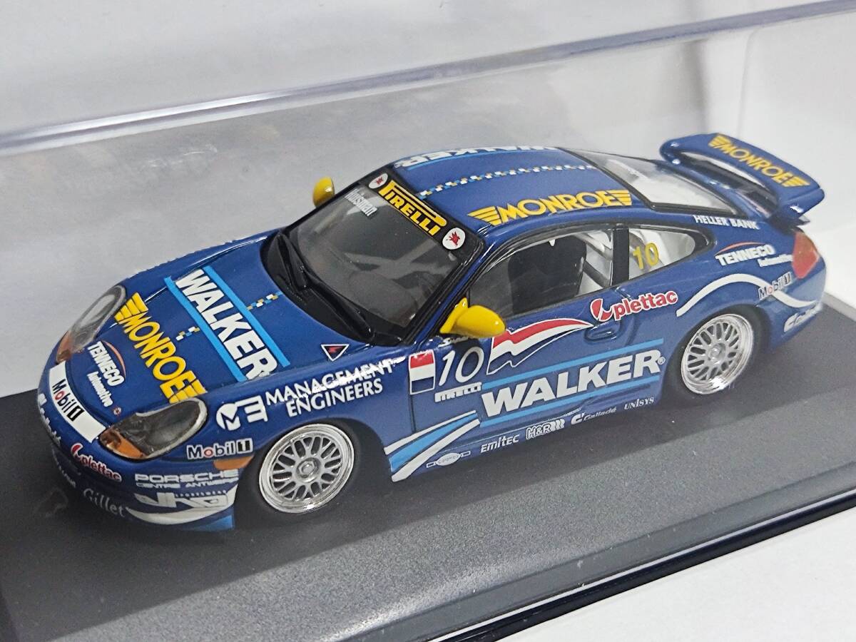 MINICHAMPS 1/43-Porsche 911 GT3 type 996 #10 TEAM MANTHEY SUPERCUP CHAMPION 1998 [430986910] /ミニチャンプス/PMA/ポルシェ/優勝車_画像1