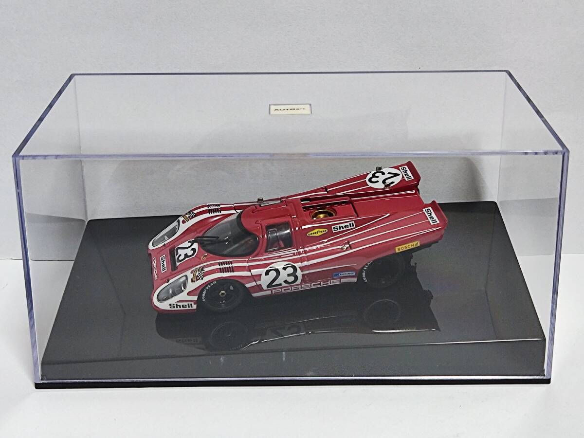 AutoArt 1/43-Porsche 917K #23 Le Mans 24h 1970 Winner [67071] /オートアート/ポルシェ/ル・マン24時間 優勝車_画像4