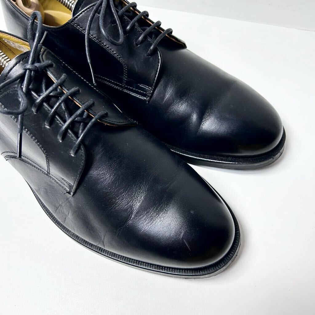 美品 REGAL リーガル ビジネスシューズ メンズシューズ プレーントゥ 外羽 レザー ビジネス ブラック 黒 紳士靴 26EEEの画像6