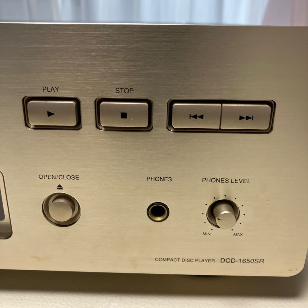 DENON CDプレーヤー DCD -1650SR 整備動作品_画像6