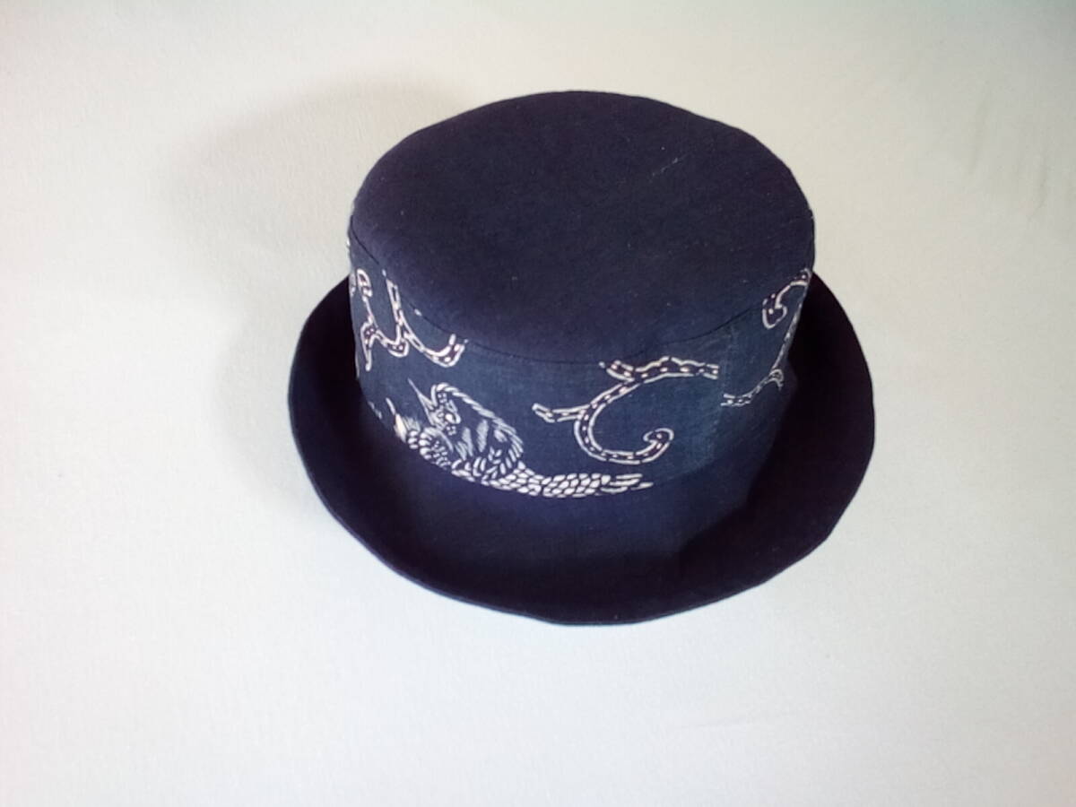  kimono remake Indigo . type . little ... easy hat 