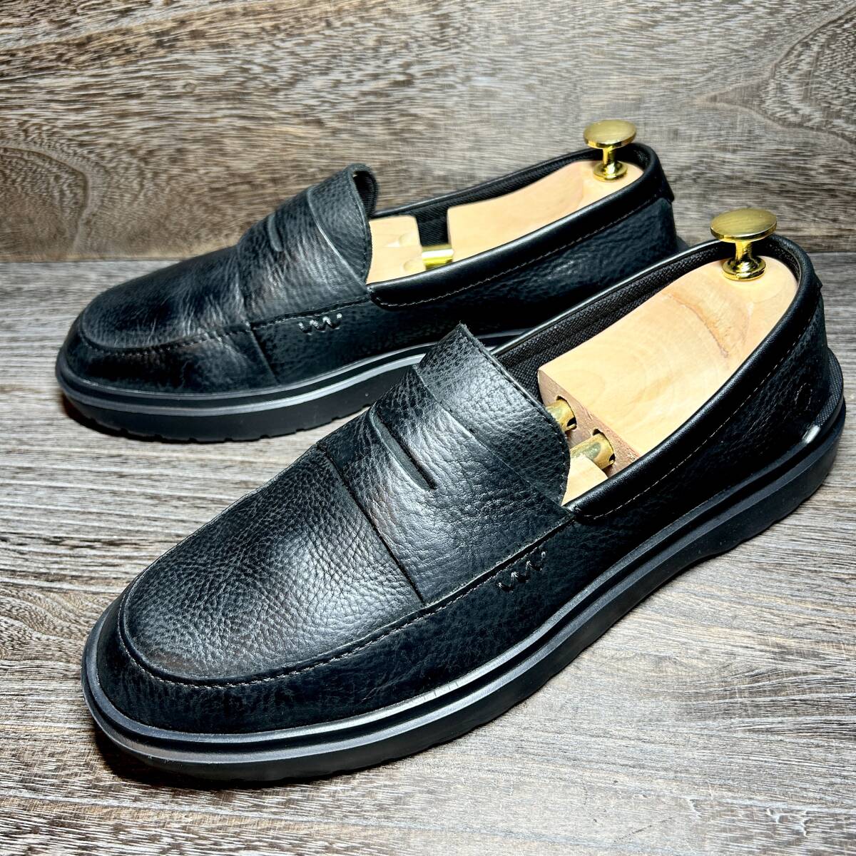 美品◆SPERRY TOP-SIDER◆ スペリートップサイダー PLUSHWAVE 26.5cm コインローファー メンズ 革靴 靴 レザー 中古 宅急便 即決_画像2