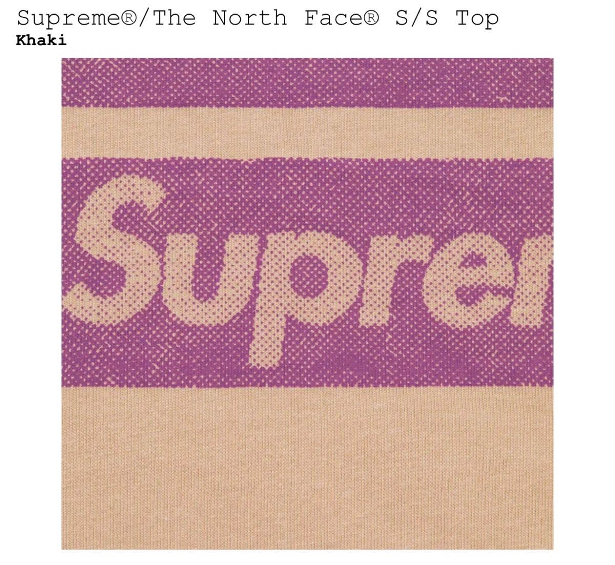 Supreme x The North Face S/S Top Khaki L カーキ