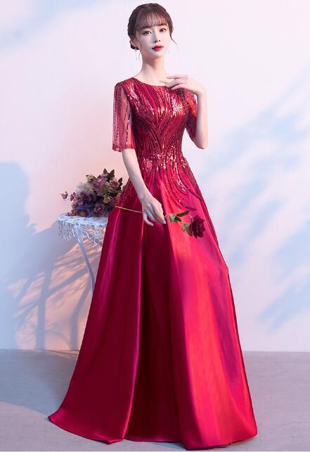 *9 number (M)*chu-ru. spangled. long dress (OPN2980)