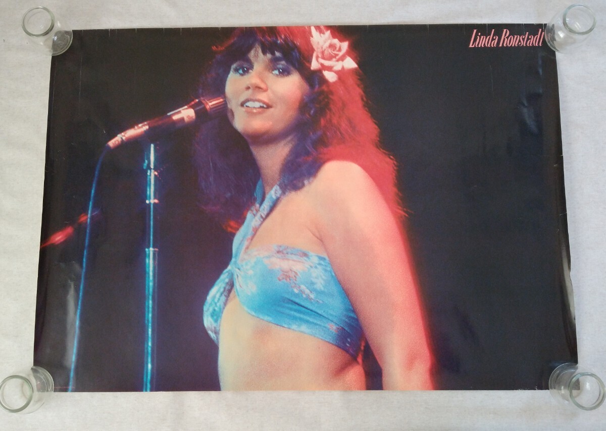 70年代 リンダ・ロンシュタット Linda Ronstadt 宣伝用ポスターの画像1