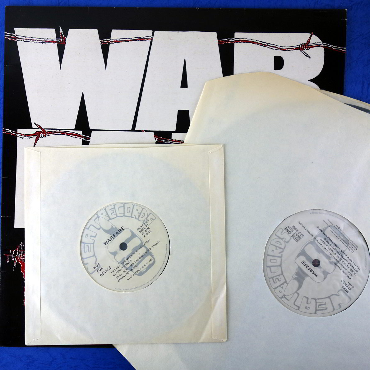 LP/UK盤/Warfare/Pure Filth/84年/Neat Records/Neat 1021/７”シングル付属/_画像3