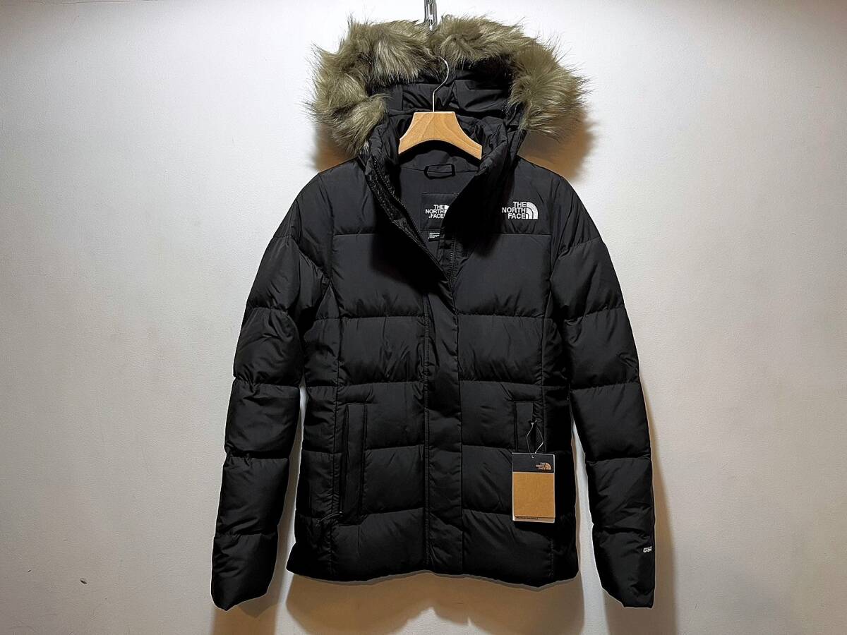 新品 正規品 EU/USA 日本未発売 The North Face ノースフェイス レディース ゴッサム ダウンジャケット US-S ブラック_画像3