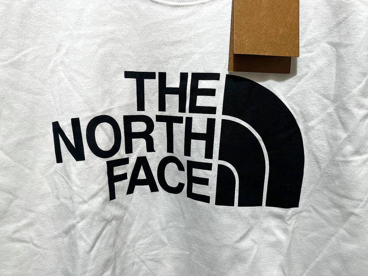 送料￥380 新品 日本未発売 正規品 USA限定 The North Face ノースフェイス US-L 袖ロゴ 長袖Tシャツ ロンT WHITE_画像3